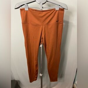 Nike‎ Orange Leggings size XL